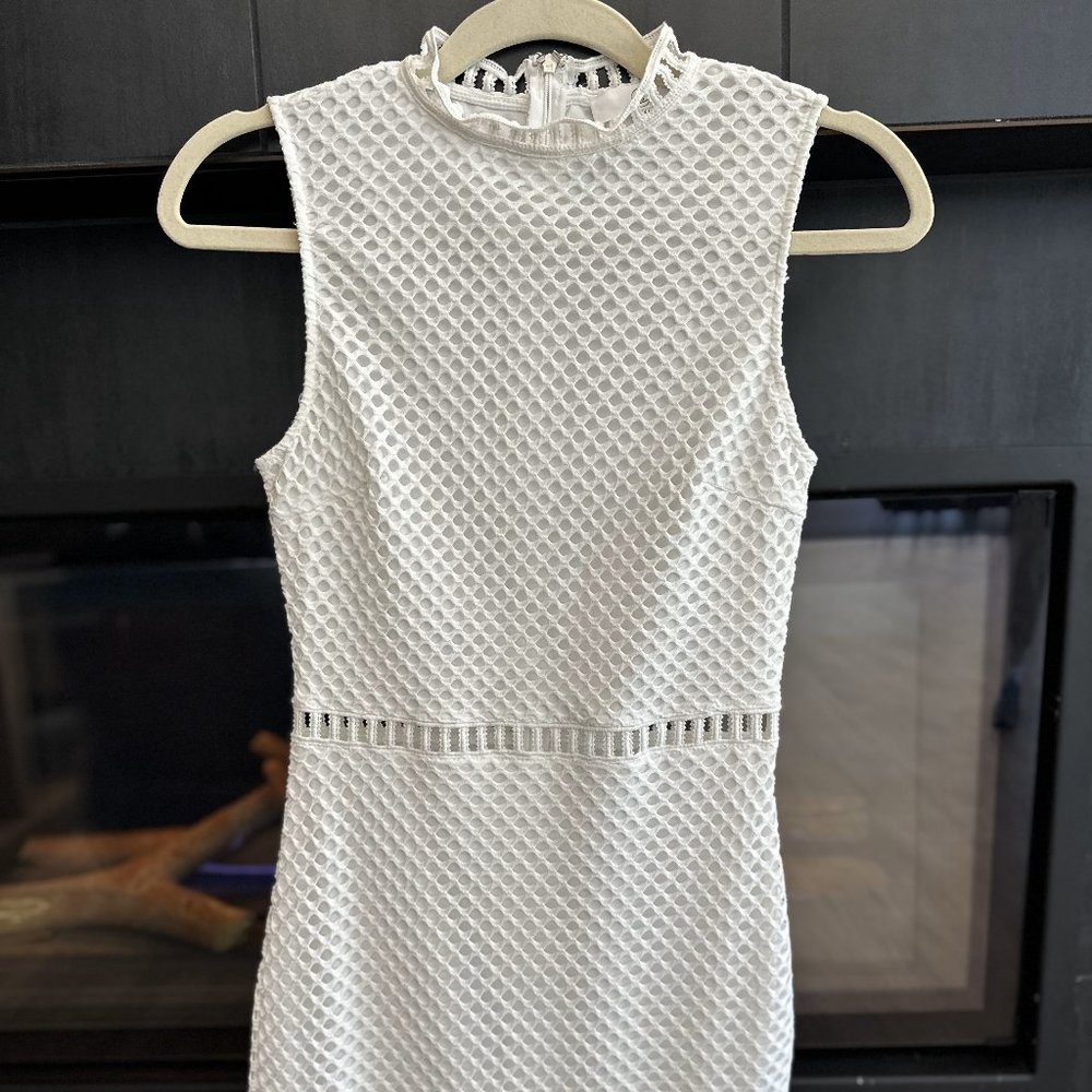 Carli Bybel x Misguided White Sleeveless Bodycon Dress